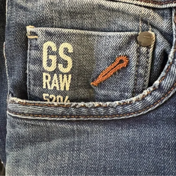 G-Star Defend Super Slim Jeans Button Fly Size 30x34